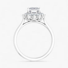The Royal Halo Engagement Ring | Emerald