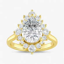 The Royal Halo Engagement Ring | Pear