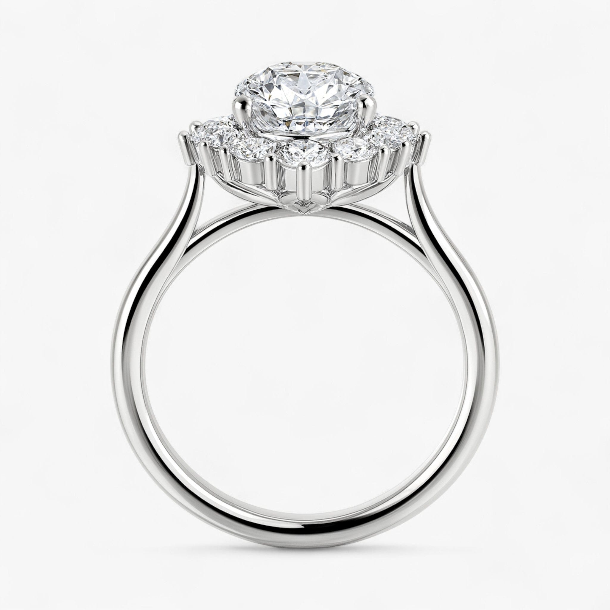 The Royal Halo Engagement Ring | Pear