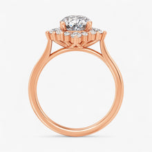 The Royal Halo Engagement Ring | Pear