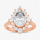 The Royal Halo Engagement Ring | Pear