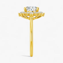 The Royal Halo Engagement Ring | Cushion