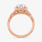 The Iconic Twisted Halo Engagement Ring | Cushion