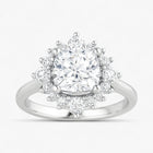 The Royal Halo Engagement Ring | Cushion
