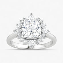 The Royal Halo Engagement Ring | Cushion
