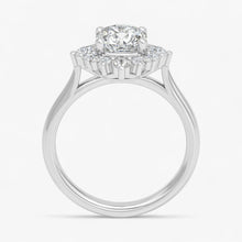 The Royal Halo Engagement Ring | Cushion