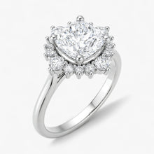 The Royal Halo Engagement Ring | Cushion