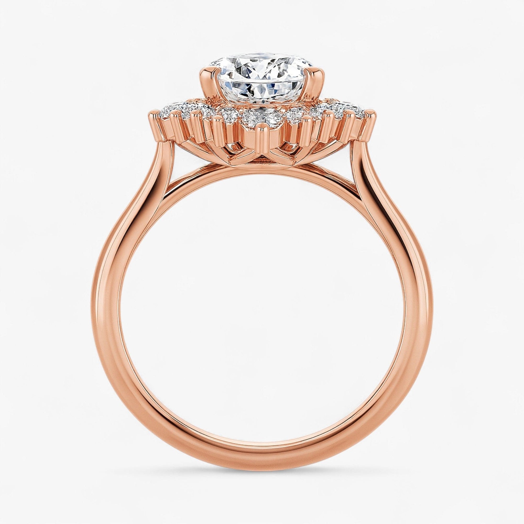 The Royal Halo Engagement Ring | Cushion