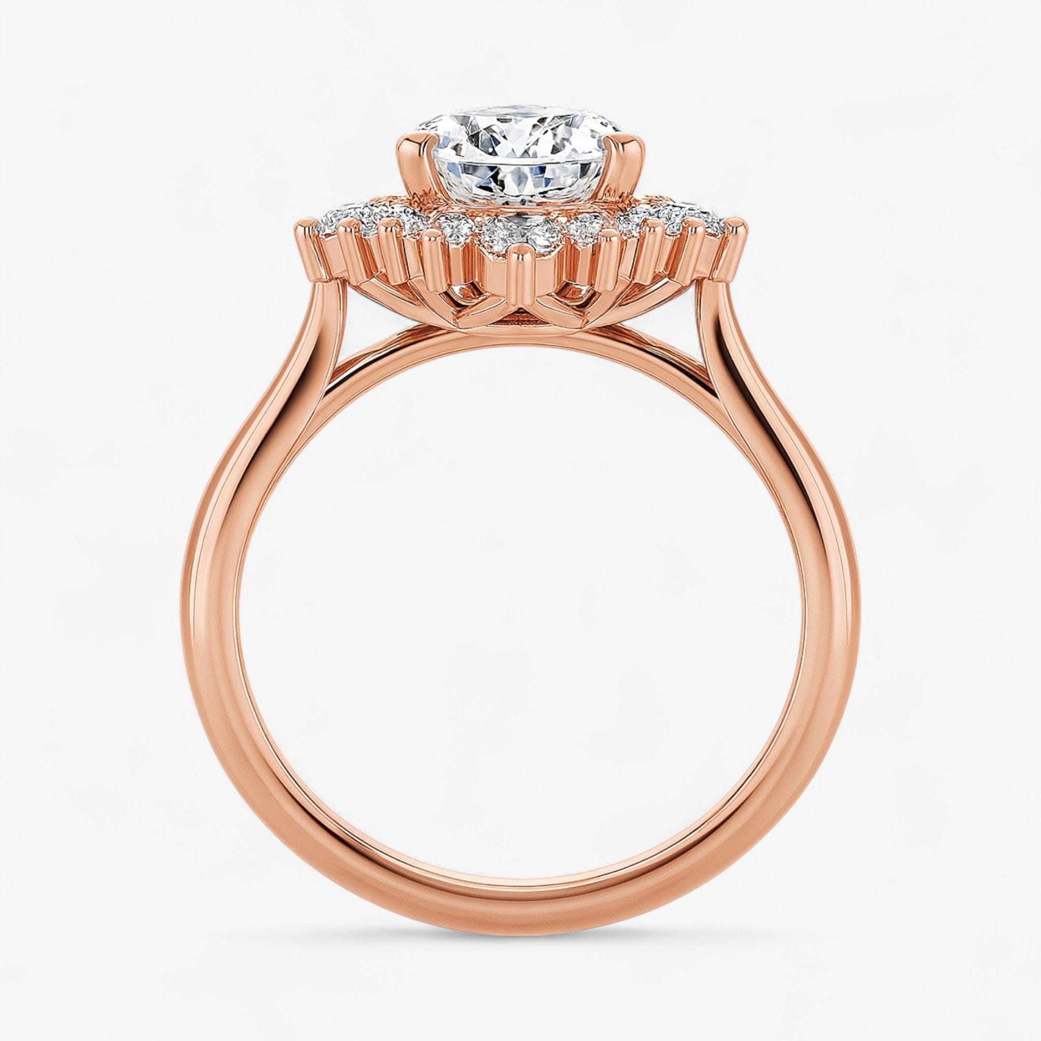The Royal Halo Engagement Ring | Cushion