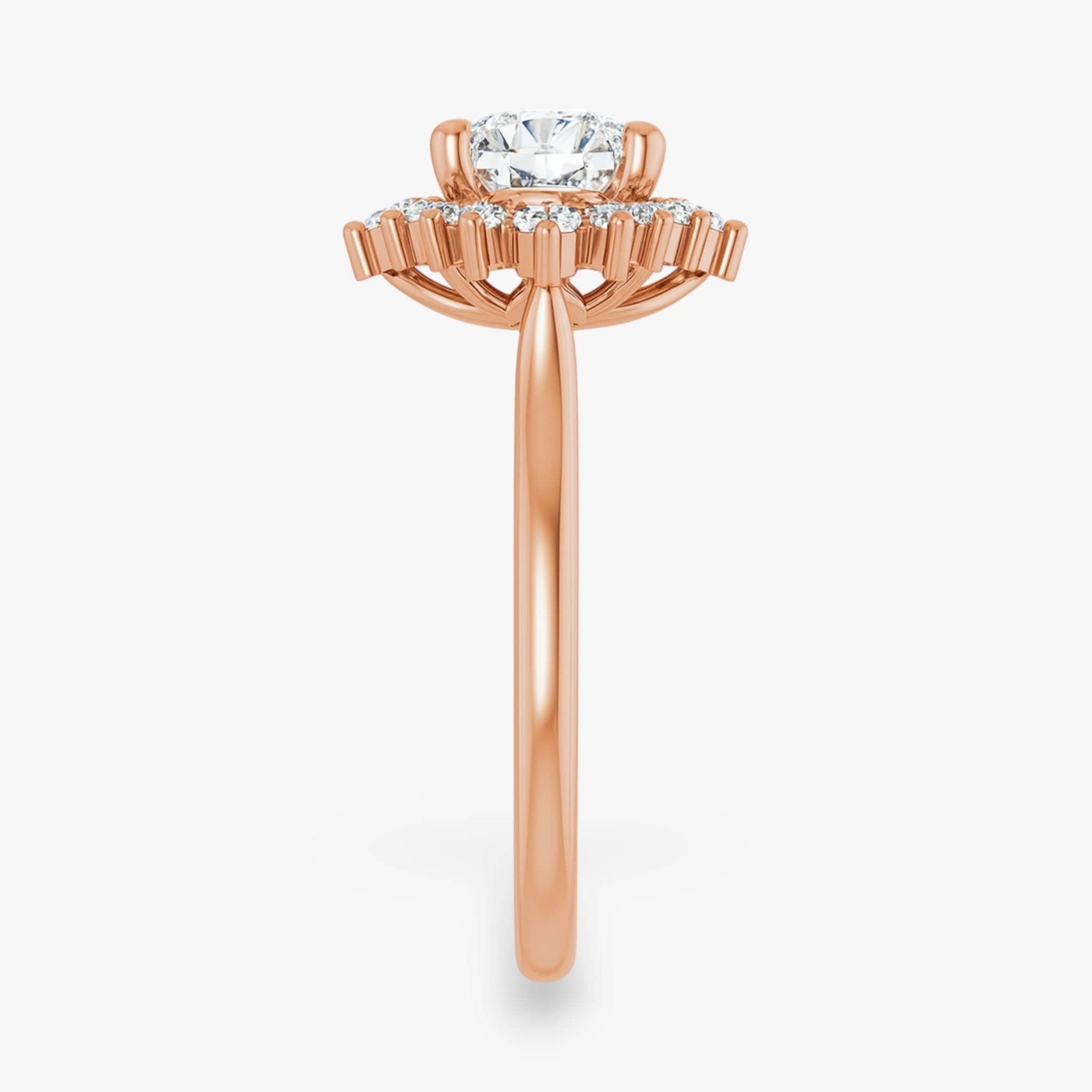 The Royal Halo Engagement Ring | Cushion