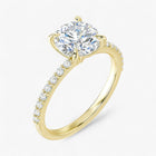 The Timeless Pavé Engagement Ring | Round