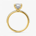 The Timeless Pavé Engagement Ring | Round