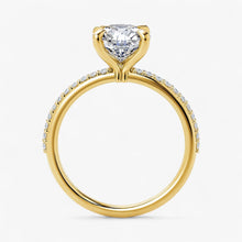 The Timeless Pavé Engagement Ring | Round