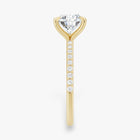 The Timeless Pavé Engagement Ring | Round