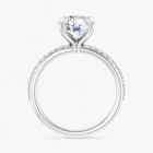 The Timeless Pavé Engagement Ring | Round