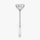 The Timeless Pavé Engagement Ring | Round