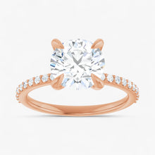 The Timeless Pavé Engagement Ring | Round