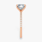 The Timeless Pavé Engagement Ring | Round