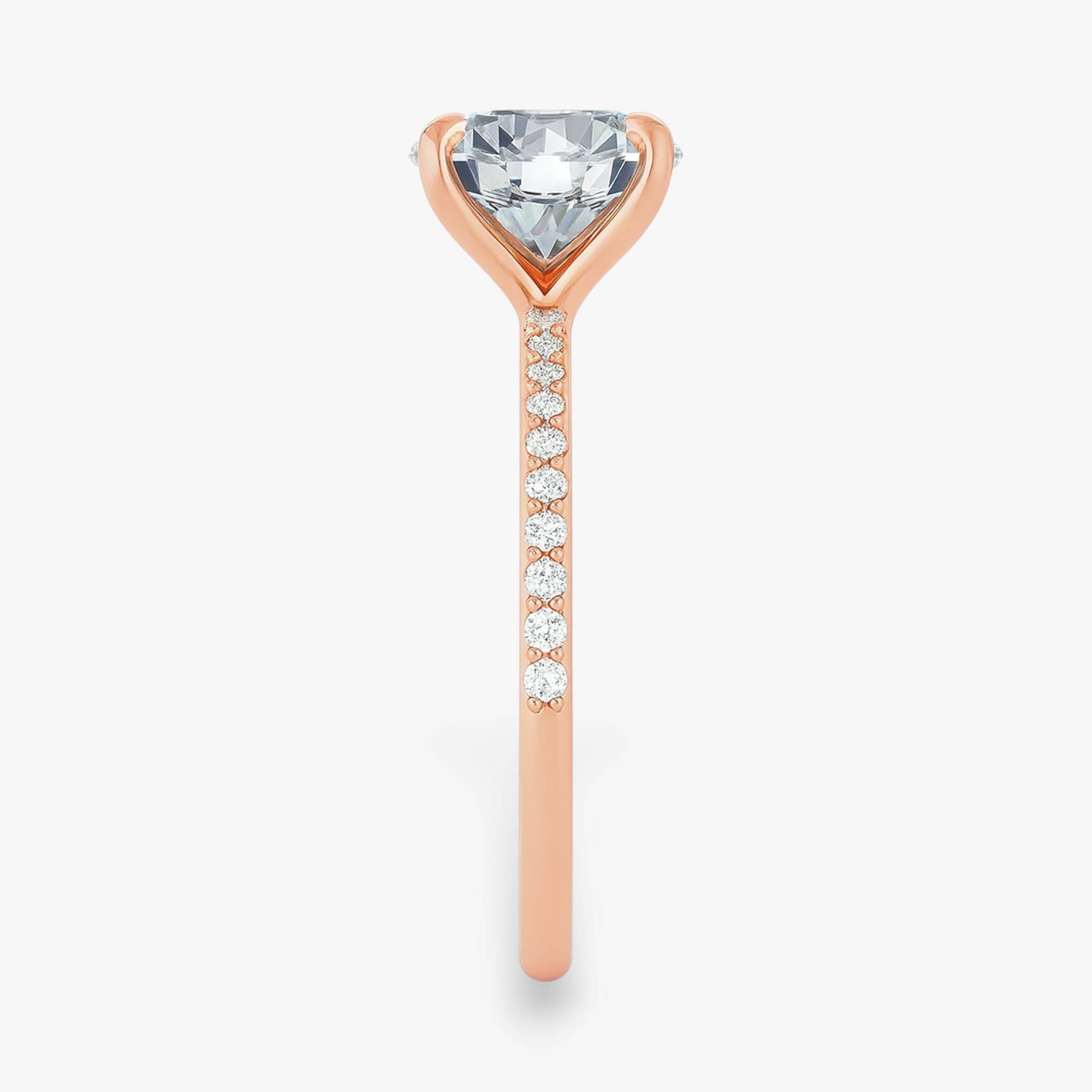 The Timeless Pavé Engagement Ring | Round