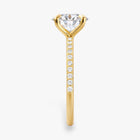 The Timeless Pavé Engagement Ring | Oval