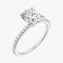 The Timeless Pavé Engagement Ring | Oval