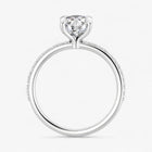 The Timeless Pavé Engagement Ring | Oval