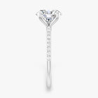 The Timeless Pavé Engagement Ring | Oval