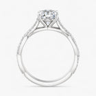 The Timeless Twisted Pavé Engagement Ring | Oval