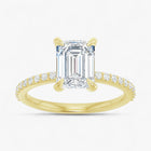The Timeless Pavé Engagement Ring | Emerald