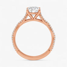 The Timeless Twisted Pavé Engagement Ring | Oval