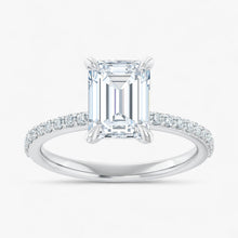 The Timeless Pavé Engagement Ring | Emerald