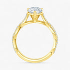 The Timeless Twisted Pavé Engagement Ring | Pear