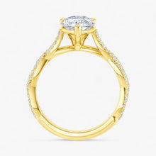 The Timeless Twisted Pavé Engagement Ring | Pear