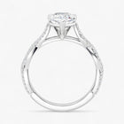 The Timeless Twisted Pavé Engagement Ring | Pear