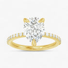 The Timeless Pavé Engagement Ring | Pear