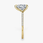 The Timeless Pavé Engagement Ring | Pear
