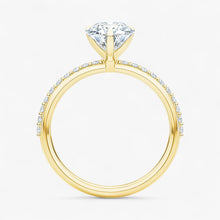The Timeless Pavé Engagement Ring | Pear