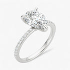 The Timeless Pavé Engagement Ring | Pear