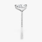 The Timeless Pavé Engagement Ring | Pear
