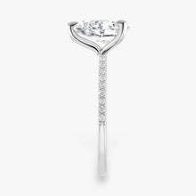 The Timeless Pavé Engagement Ring | Pear