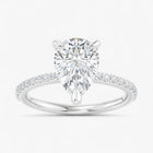 The Timeless Pavé Engagement Ring | Pear