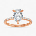 The Timeless Pavé Engagement Ring | Pear