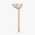 The Timeless Pavé Engagement Ring | Pear