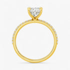 The Timeless Pavé Engagement Ring | Cushion