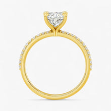 The Timeless Pavé Engagement Ring | Cushion
