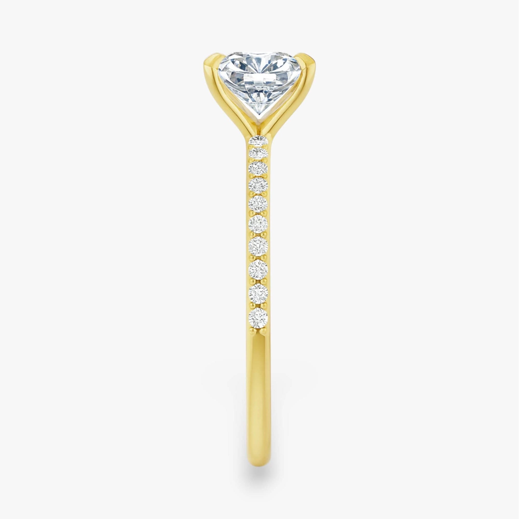 The Timeless Pavé Engagement Ring | Cushion