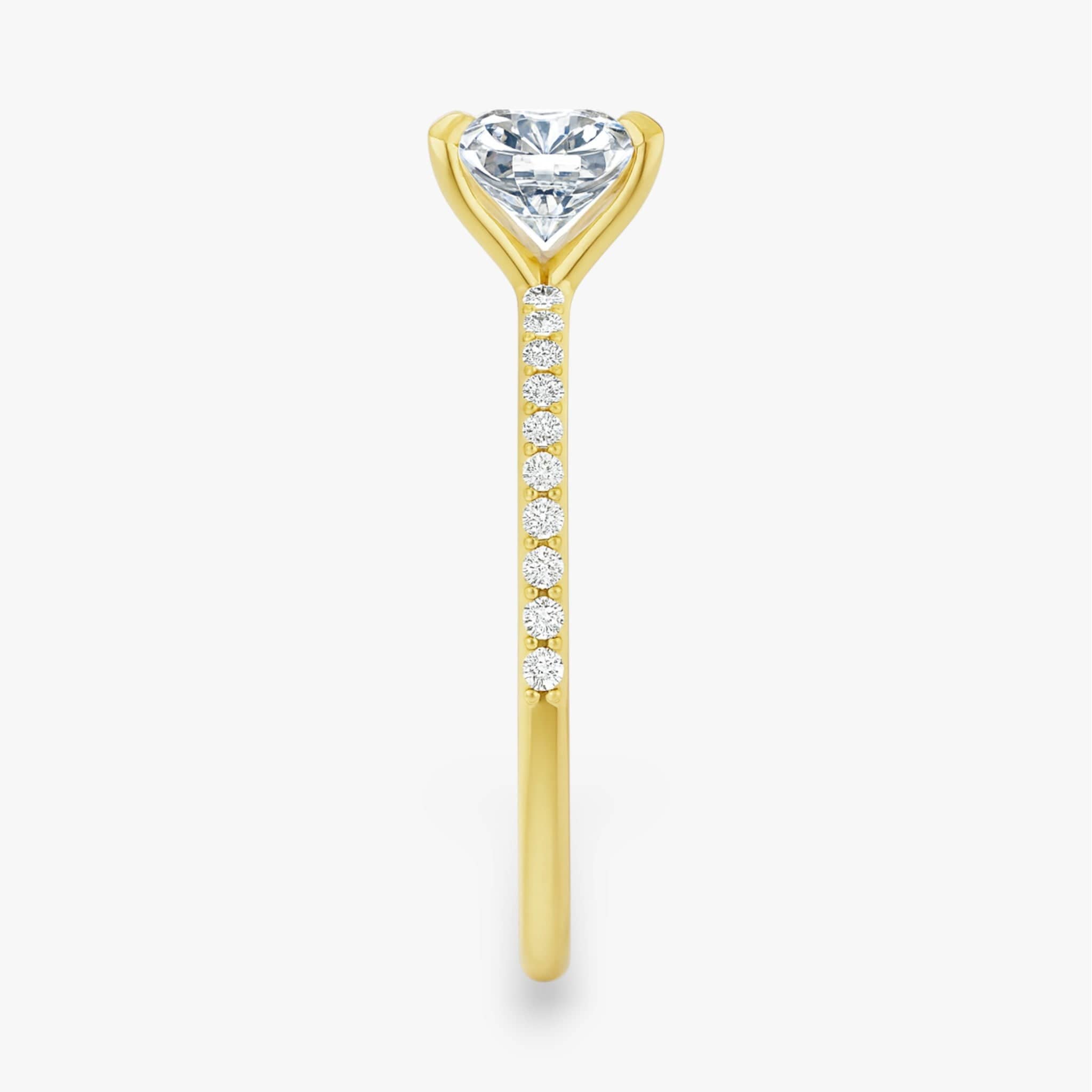 The Timeless Pavé Engagement Ring | Cushion
