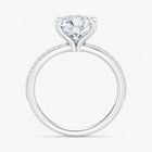 The Timeless Pavé Engagement Ring | Cushion