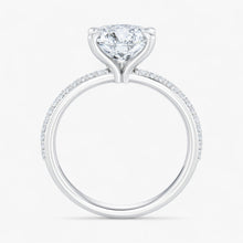 The Timeless Pavé Engagement Ring | Cushion