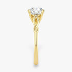 The Elegant Twisted Solitaire Engagement Ring | Round